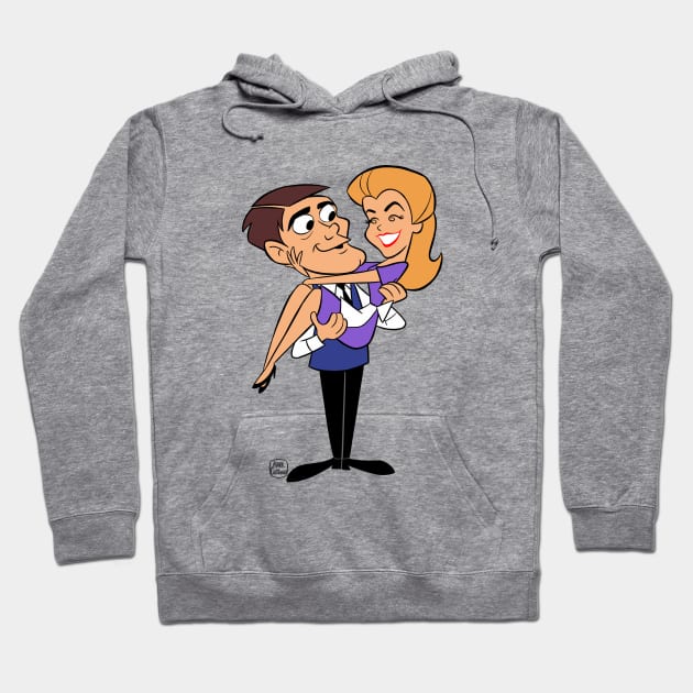 BEWITCHED (SAMANTHA AND DARRIN) Hoodie by markscartoonart62